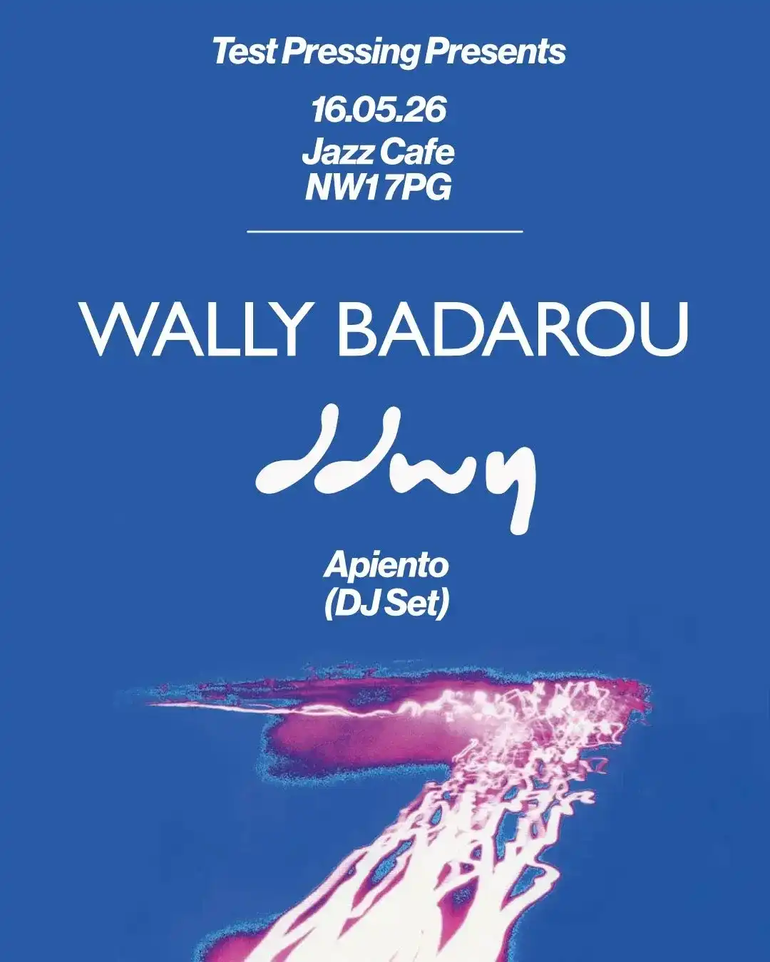 Test Pressing: Wally Badarou + ddwy Live event poster