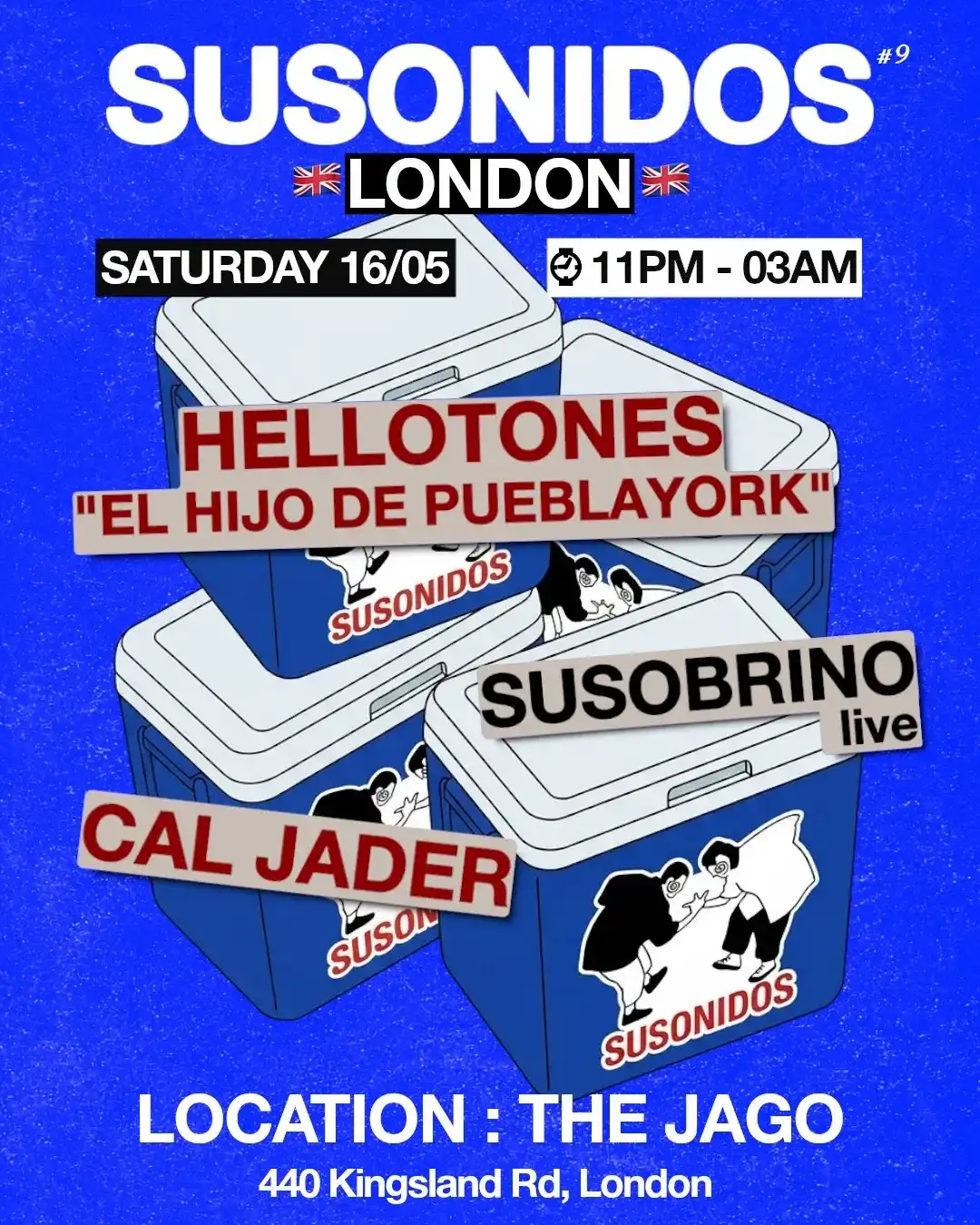 SUSONIDOS - Susobrino (LIVE) + hellotones (DJ) event poster