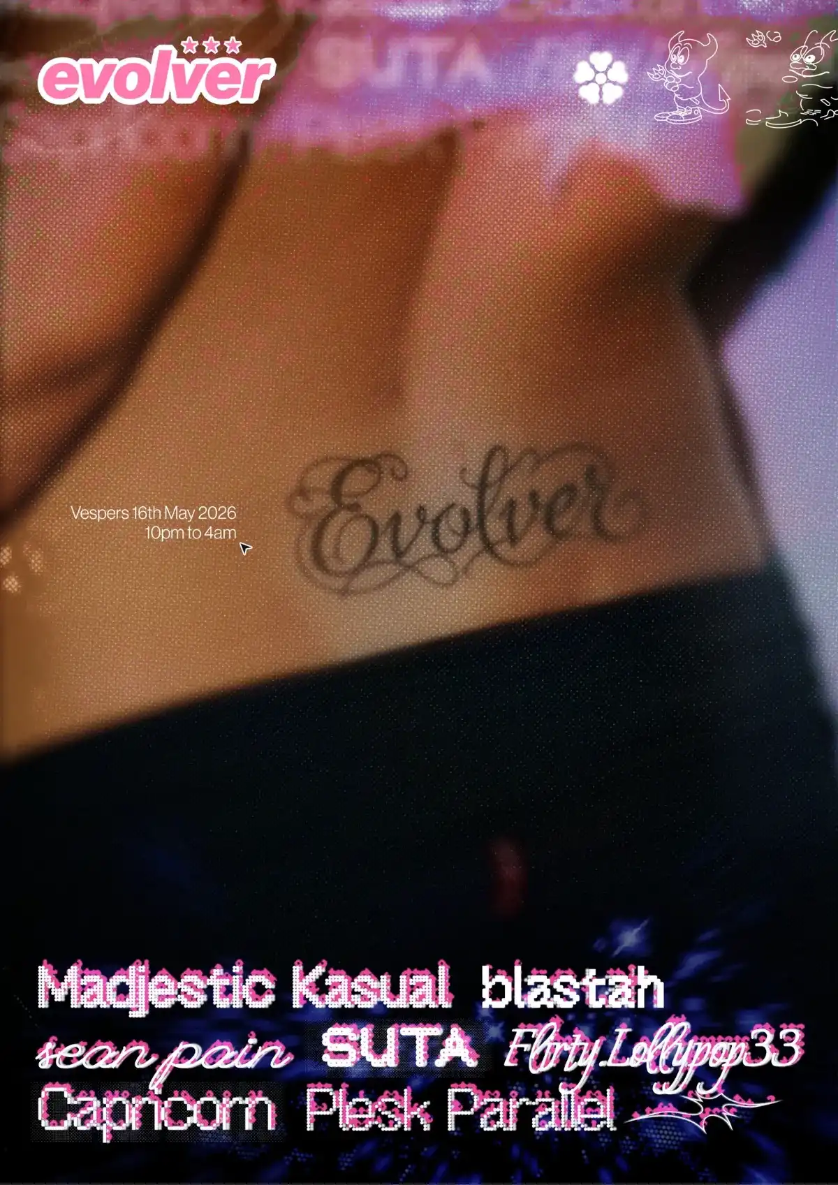 EVOLVER event poster