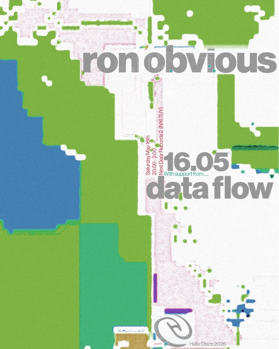 Helix presents: Ron Obvious event poster