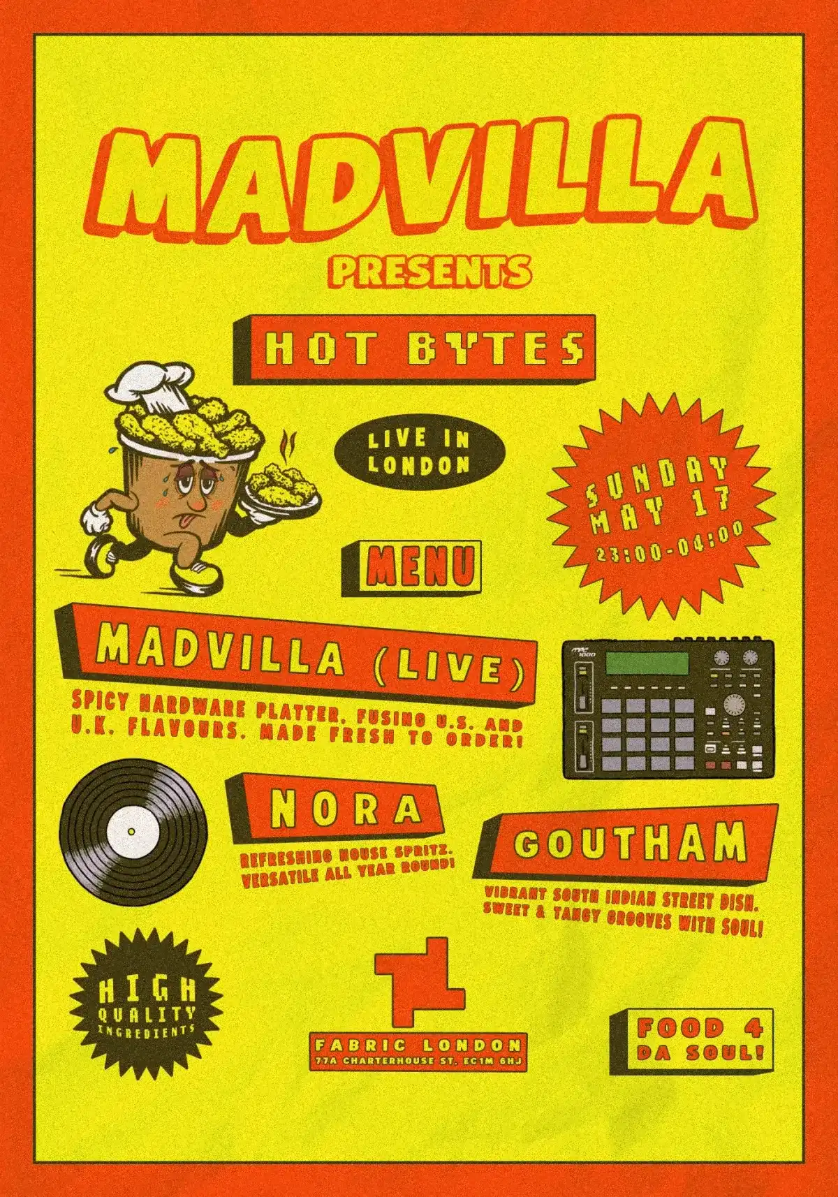 CAYA: MADVILLA presents - MADVILLA (Live), Goutham, Nora event poster