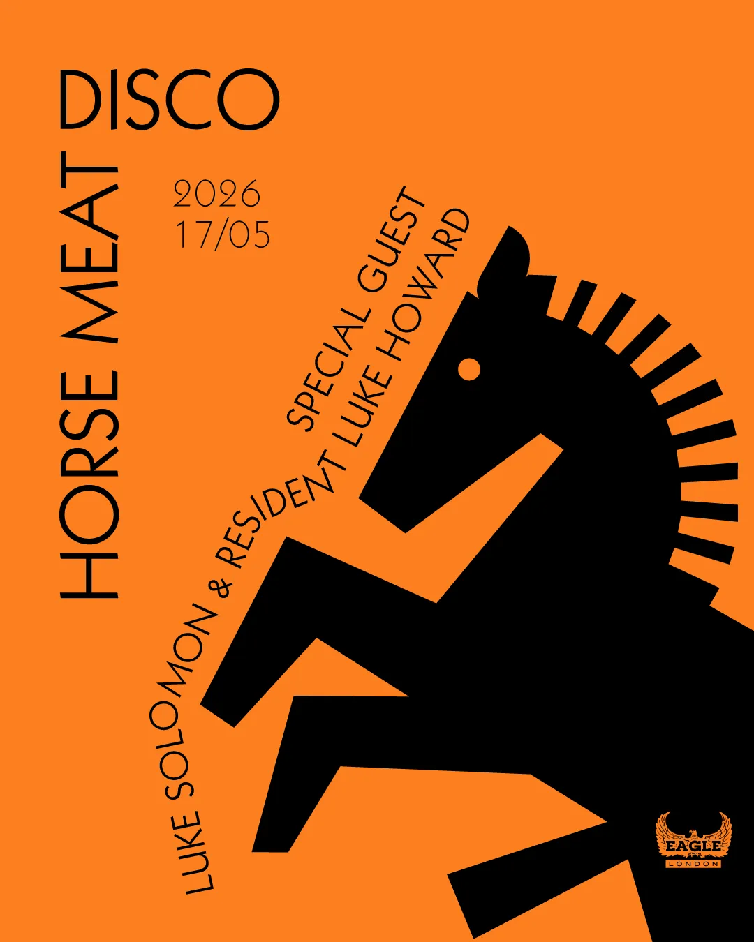 Horse Meat Disco at Eagle London event poster
