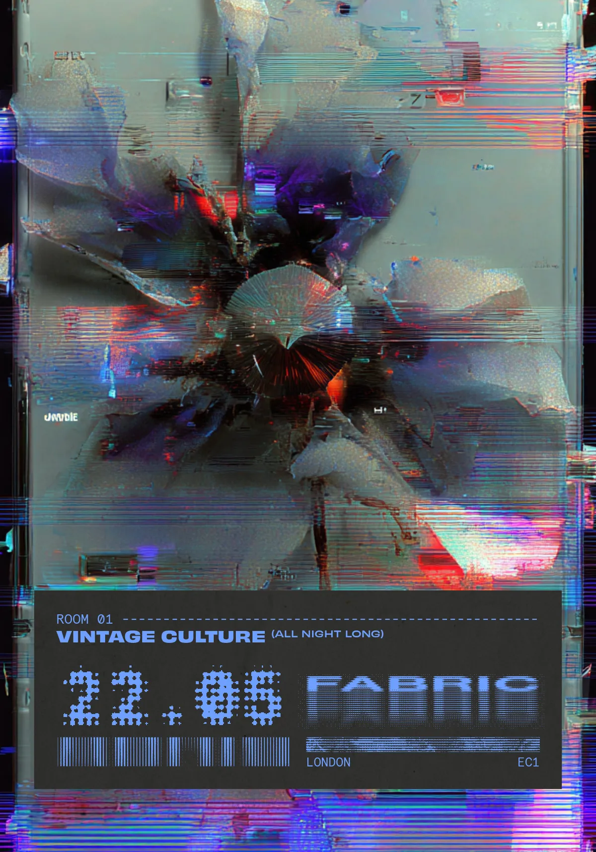 fabric: Vintage Culture (All Night Long), Script, Tini Gessler, ASHOJU, I Like Wires + more event poster