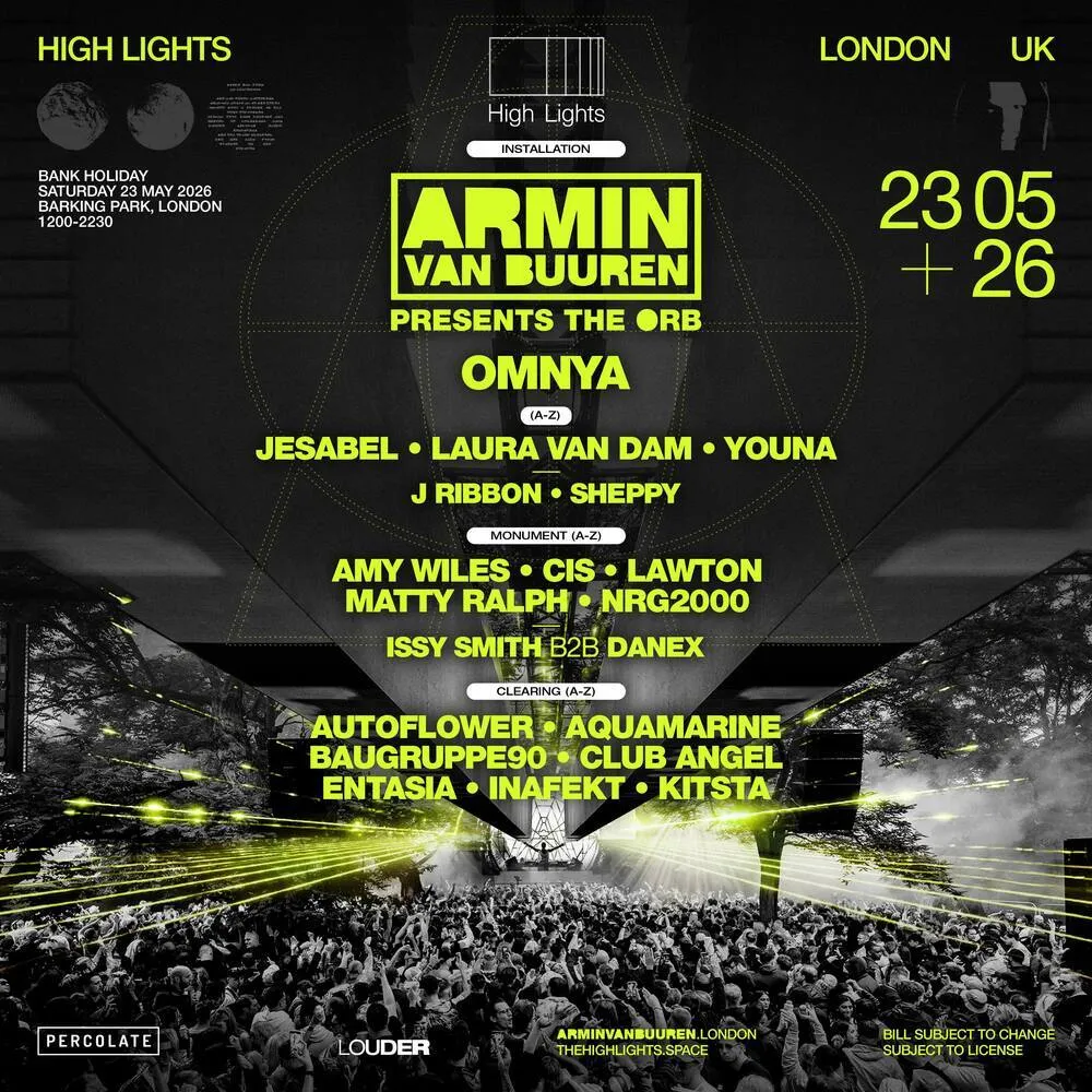 Armin van Buuren presents The Orb event poster