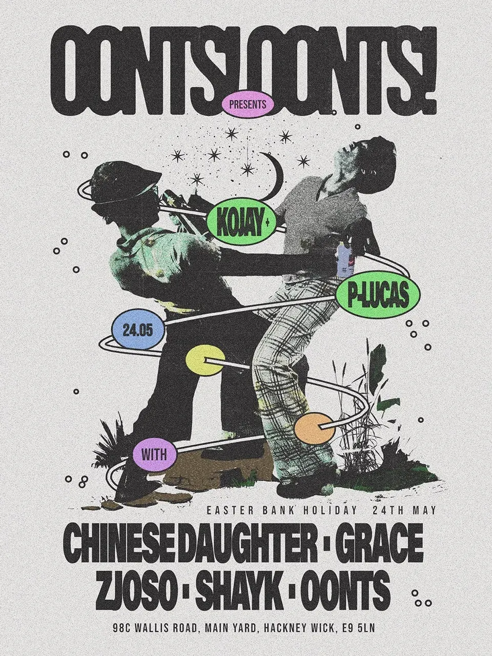 OONTS Bank Holiday Special: Zjoso // Chinese Daughter + more event poster