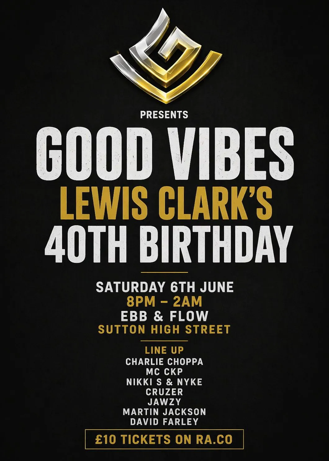 LEWIS CLARK'S BIRTHDAY BASH - NIKKI S & NYKE MC CKP event poster