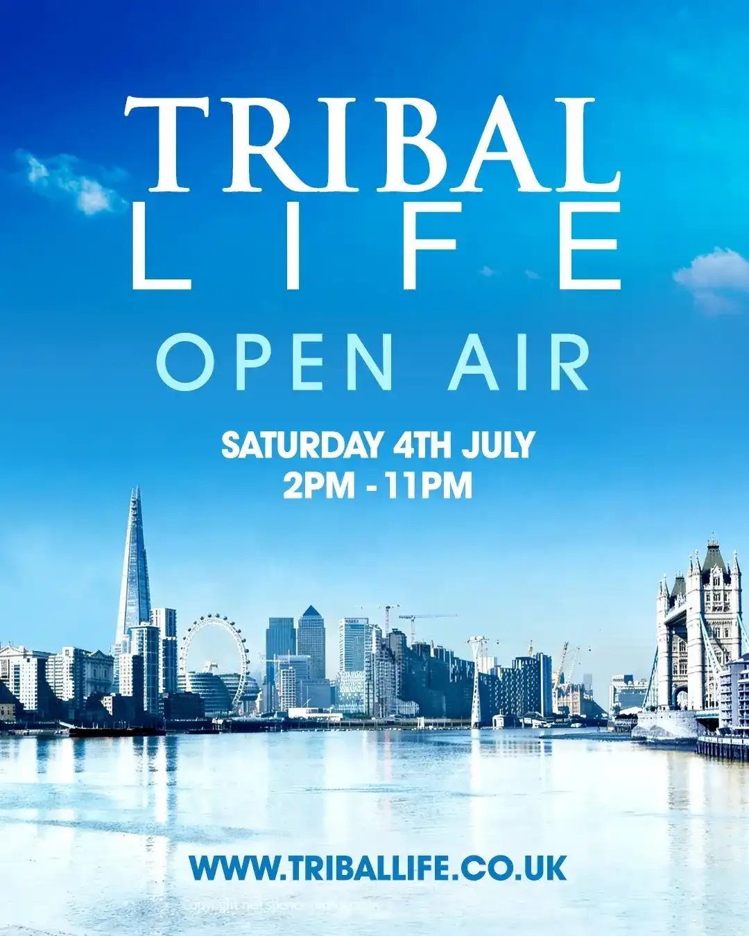 Tribal Life - Open Air event poster