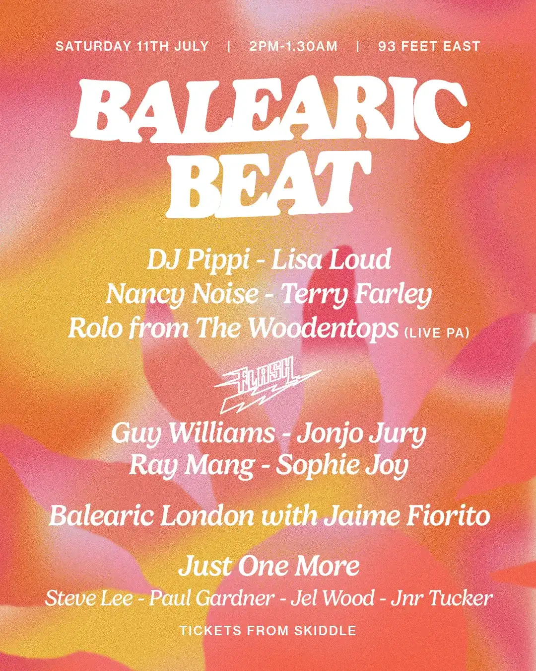 Balearic Beat: Up On The Roof 2026 event poster