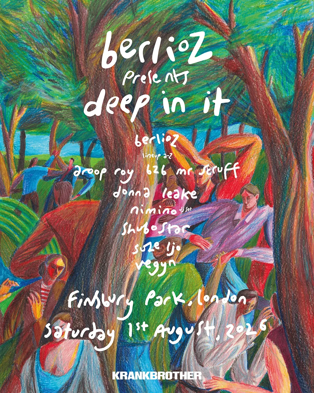berlioz presents deep in it event poster