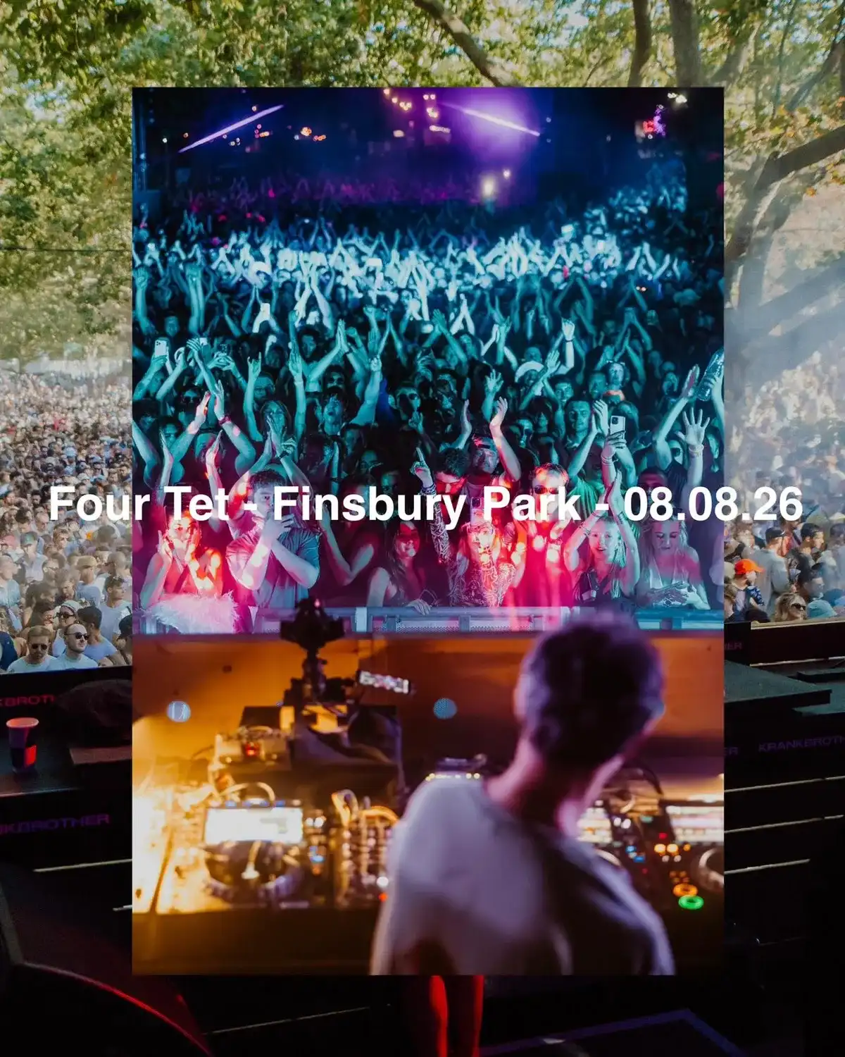 krankbrother presents: Four Tet All Dayer event poster