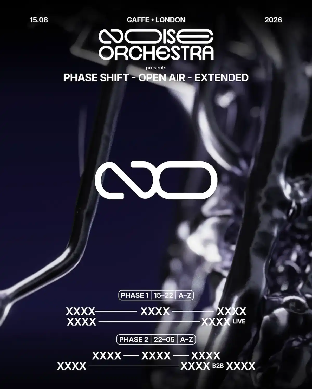 Noise Orchestra presents: PHASE SHIFT – Open Air Extended event poster