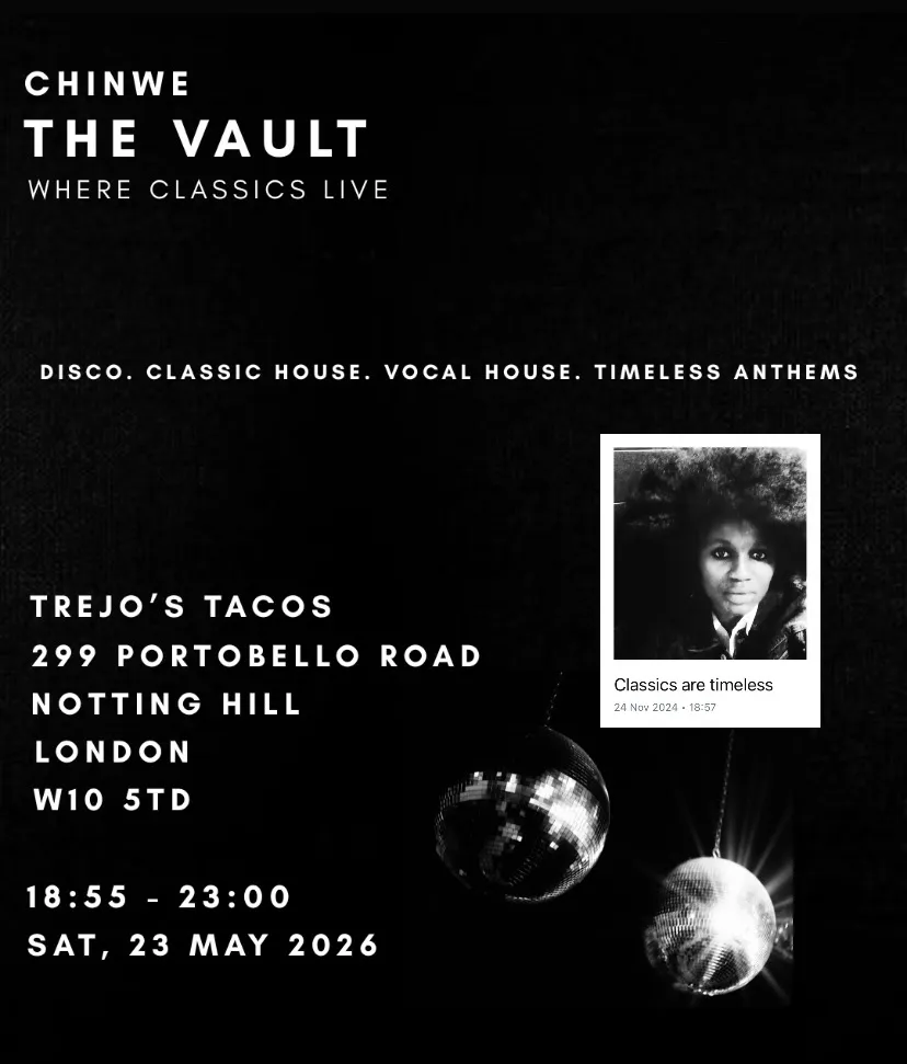 The Vault: Timeless House, Disco & Classics event poster