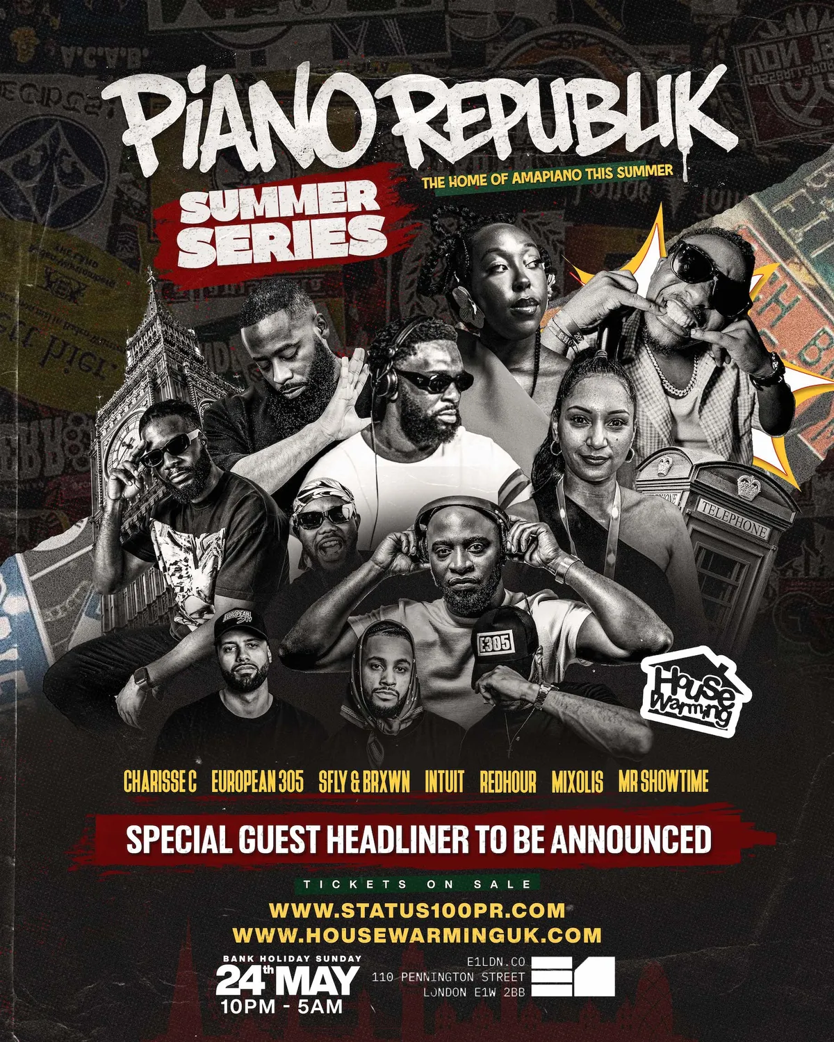 Piano Republik Summer Series: HEADLINER TO BE ANNOUNCED event poster