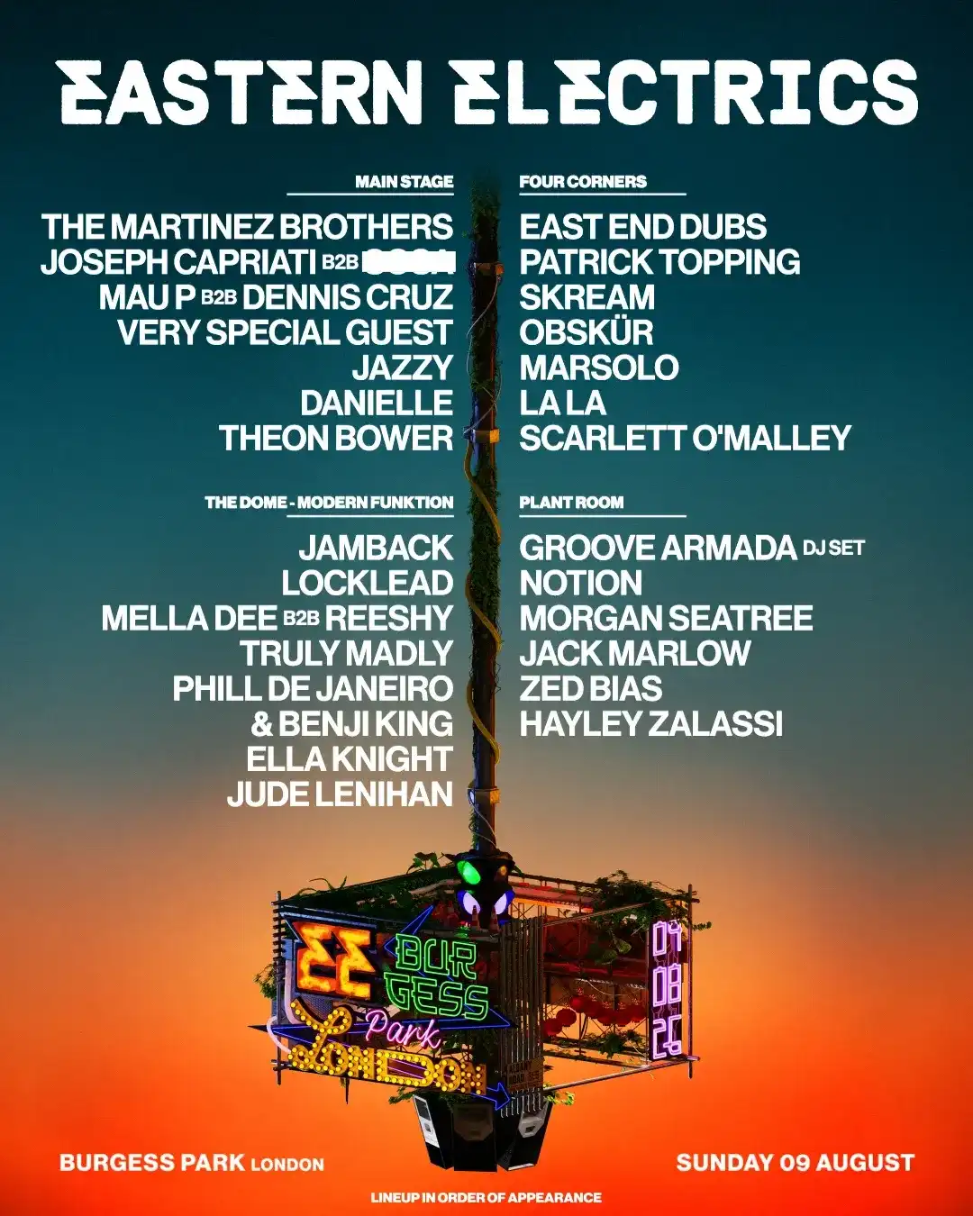 Eastern Electrics 2026 event poster