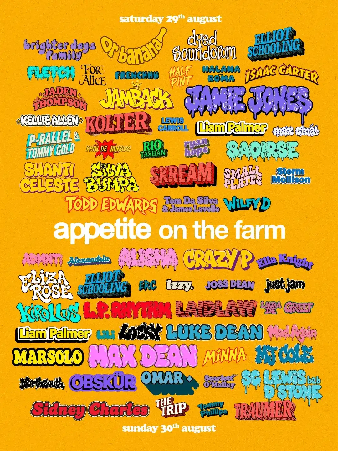 Appetite On The Farm 2026 - Bank Holiday event poster
