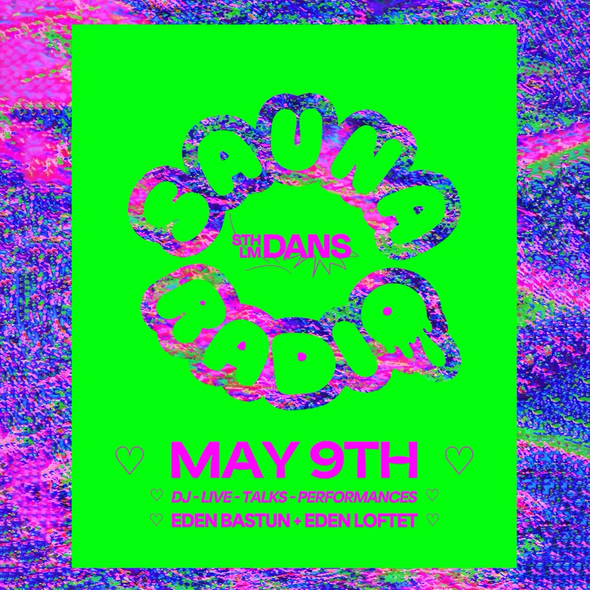 Sauna Radio x STHLM DANS event poster