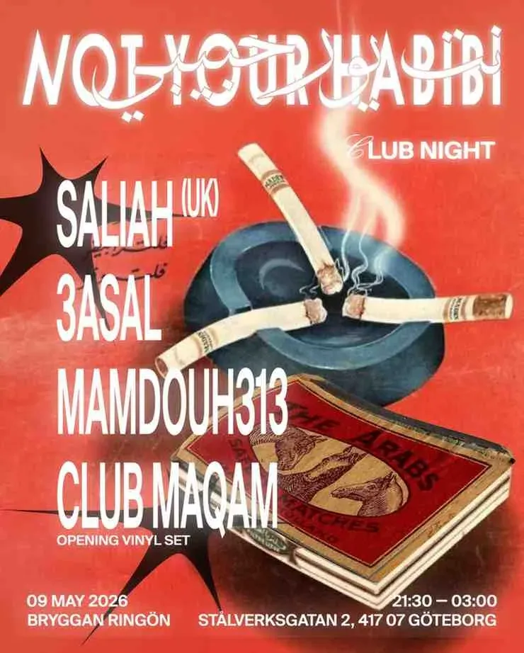 Not Your Habibi: Saliah (UK) + Special Guests event poster