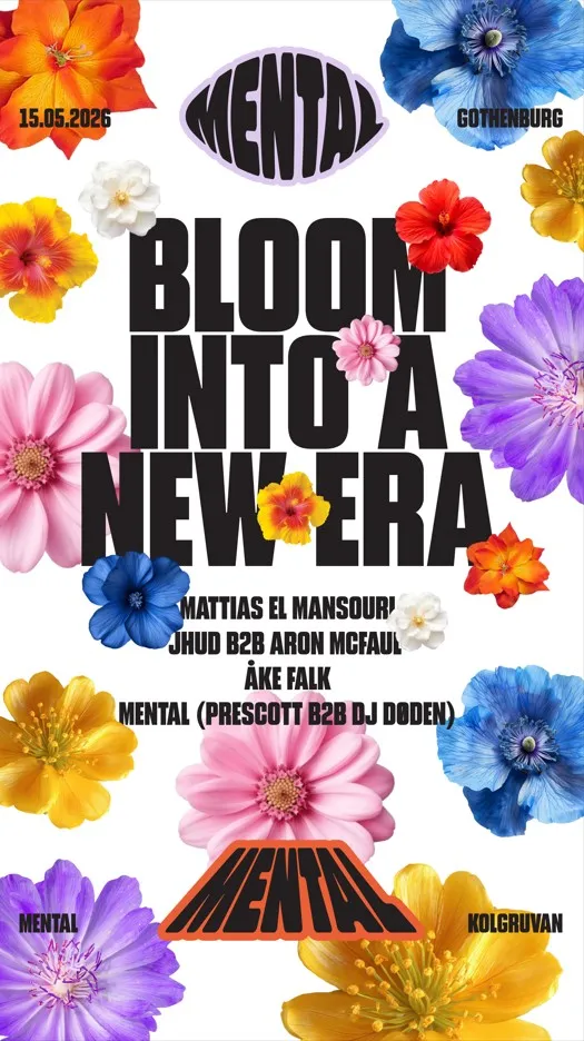 BLOOM INTO A NEW ERA event poster