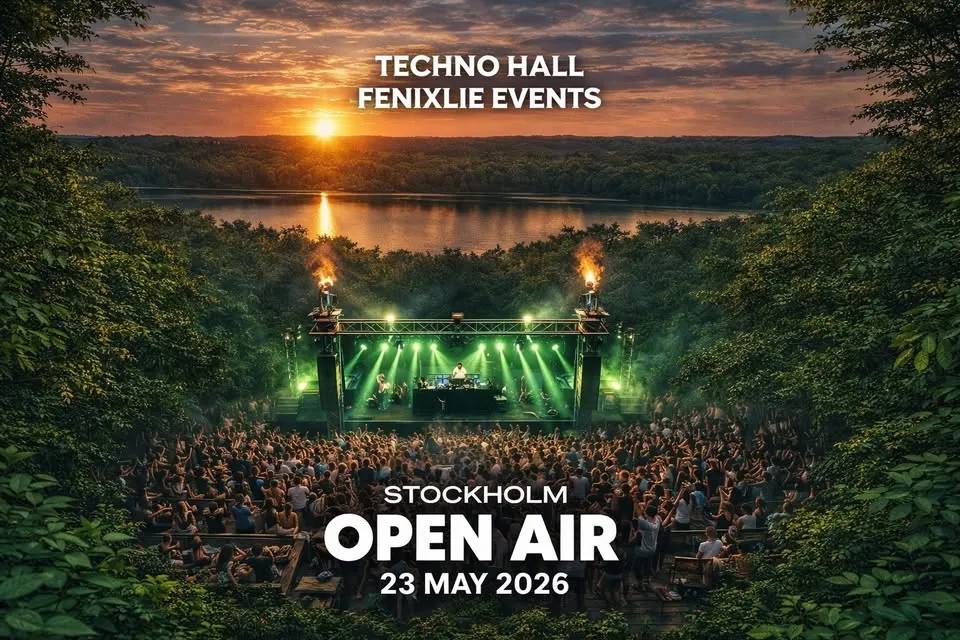 OPEN AIR 23 MAY - TECHNOHALL X FENIXLIE EVENTS event poster