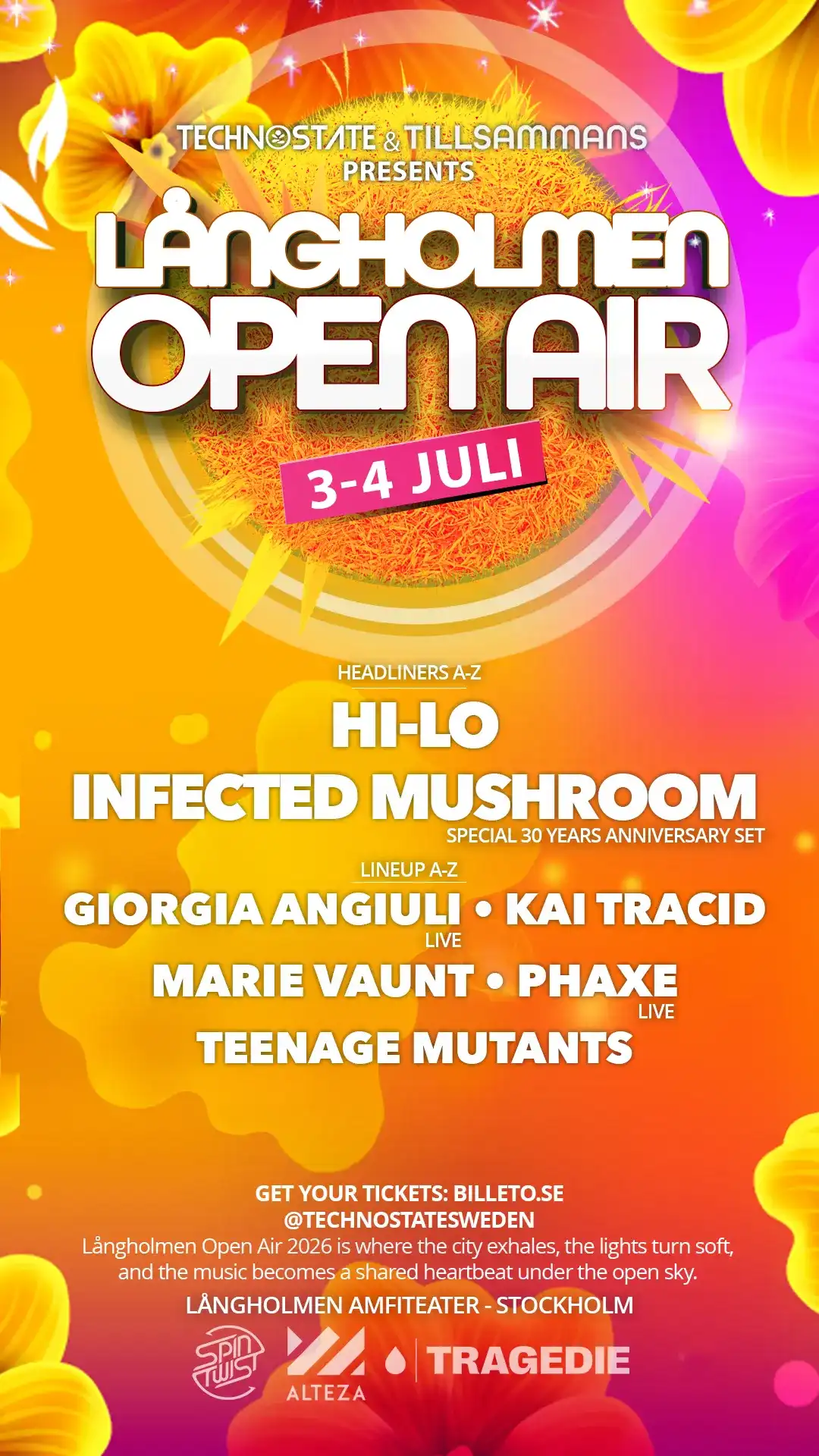 Långholmen Open Air event poster
