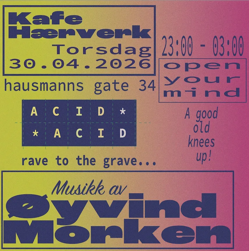 Øyvind Morken event poster