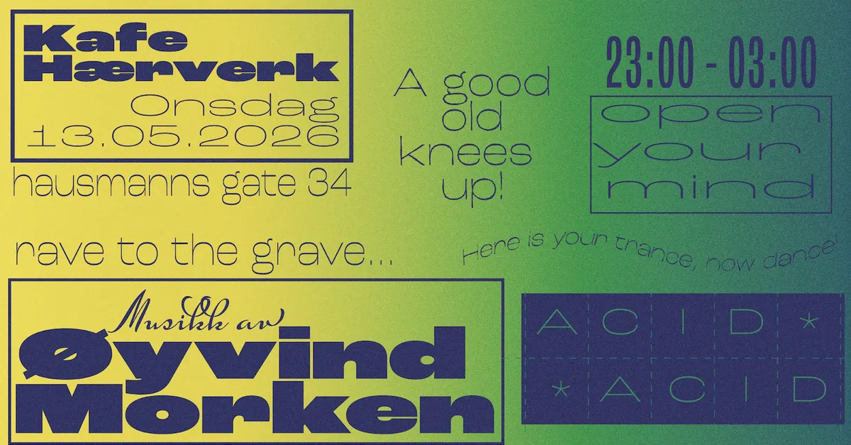 Øyvind Morken event poster