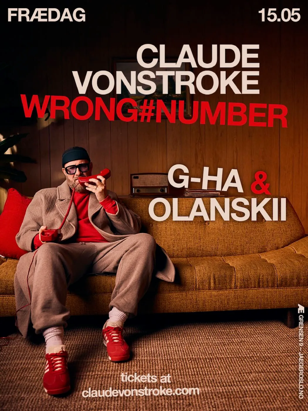 Frædag: Claude Von Stroke event poster