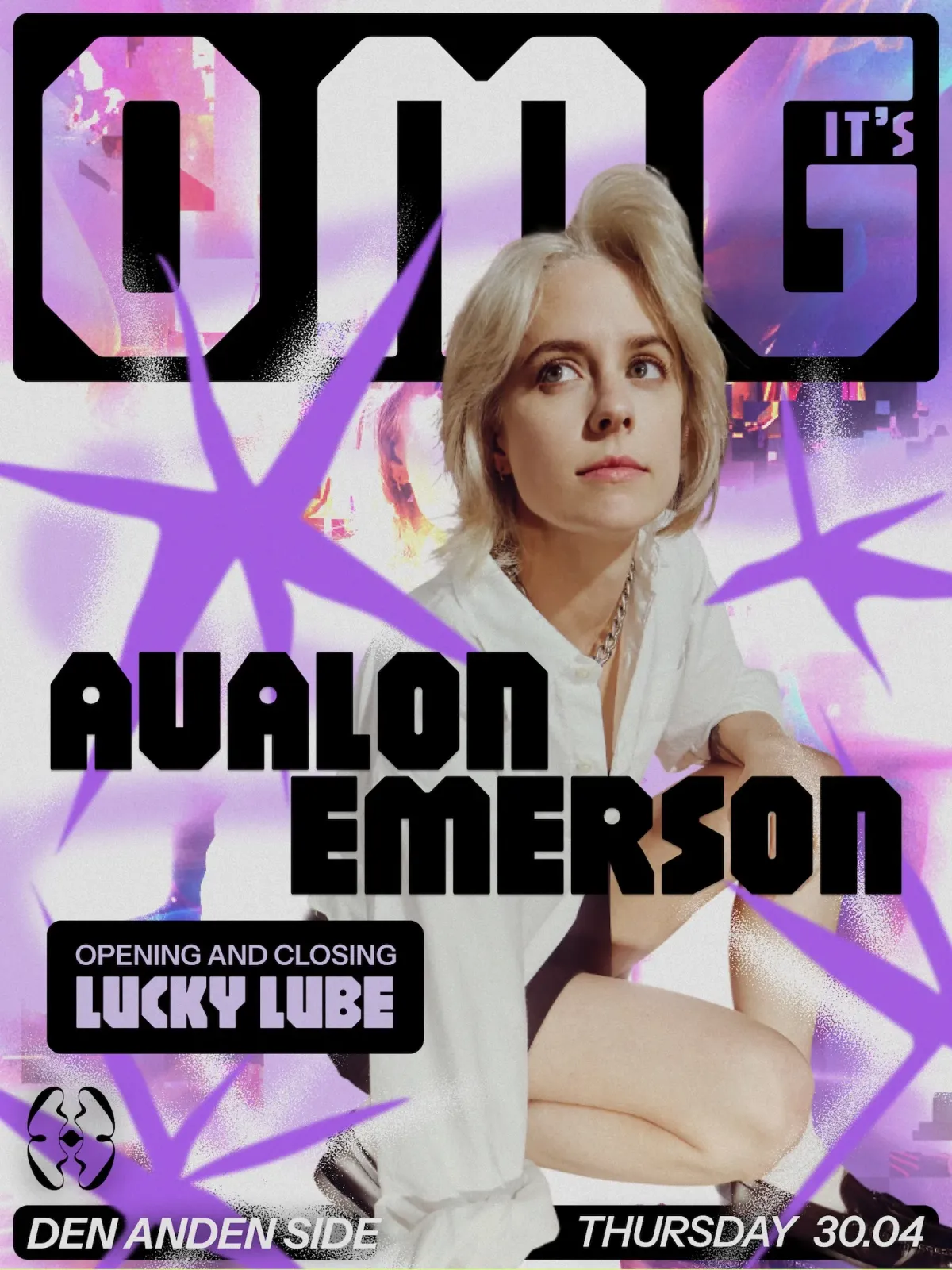 OMG, it's Avalon Emerson! event poster