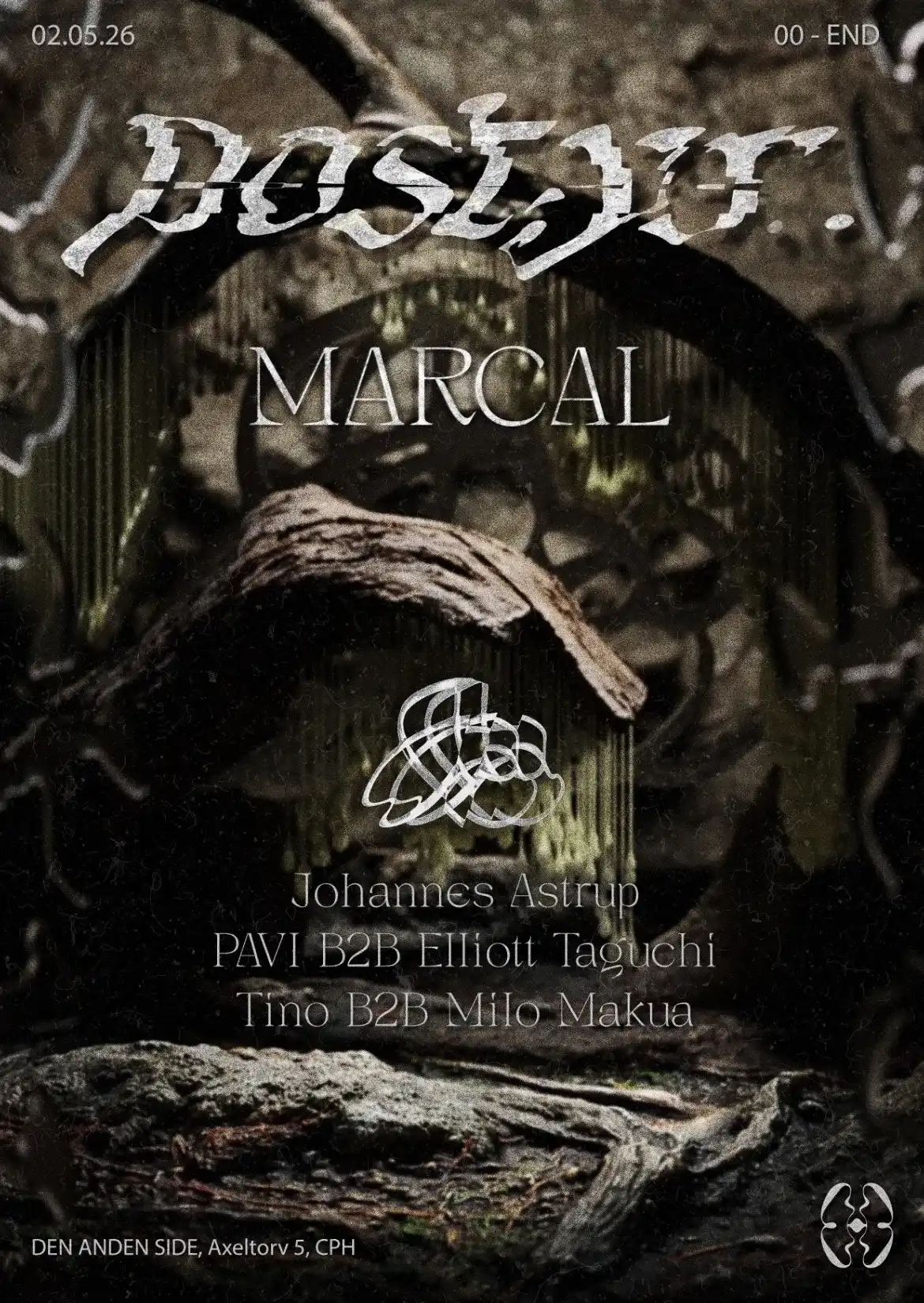 Postyr pres. Marcal event poster