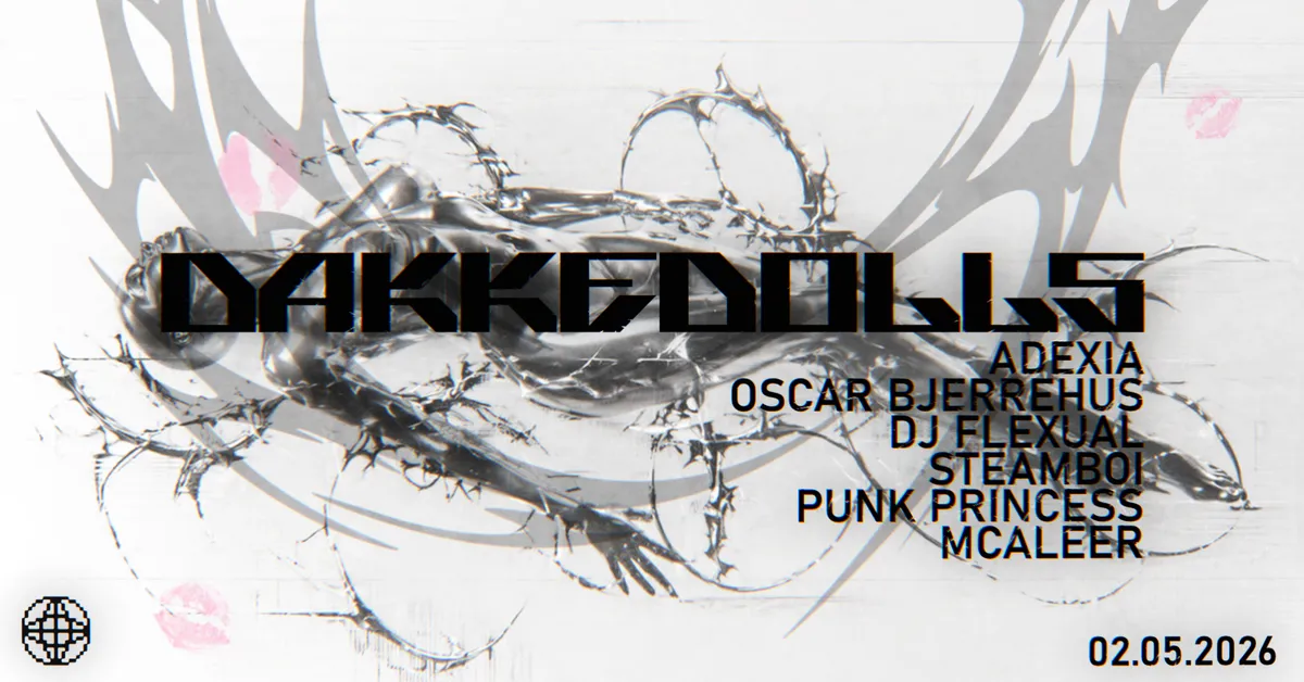 DakkeDolls X MODULE event poster