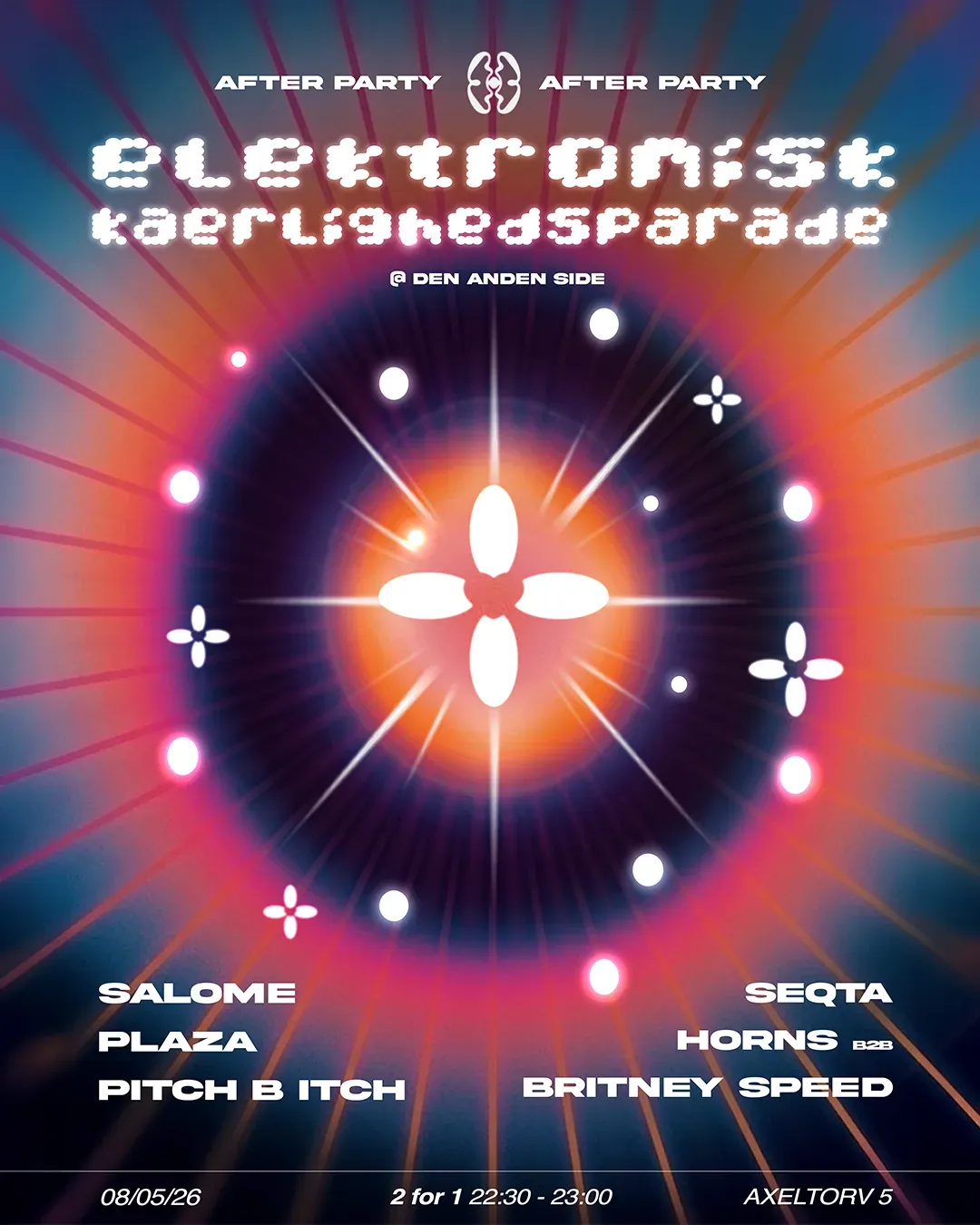 Elektronisk Kærlighedsparade - THE AFTERPARTY with SALOME event poster