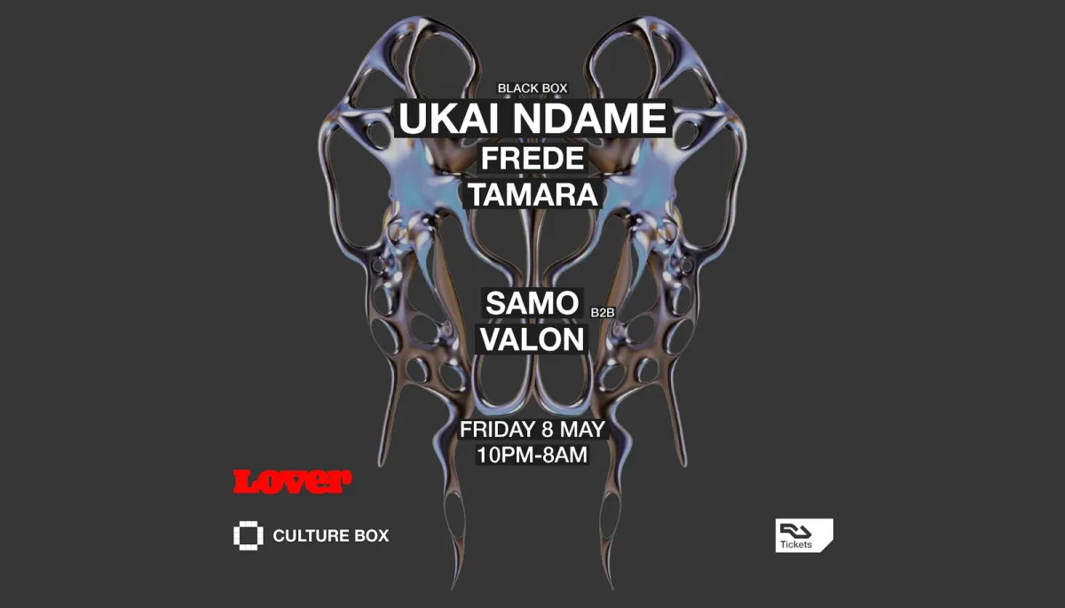 LOVER: Ukãi Ndame / Frede / Tamara / Samo B2B VALON event poster