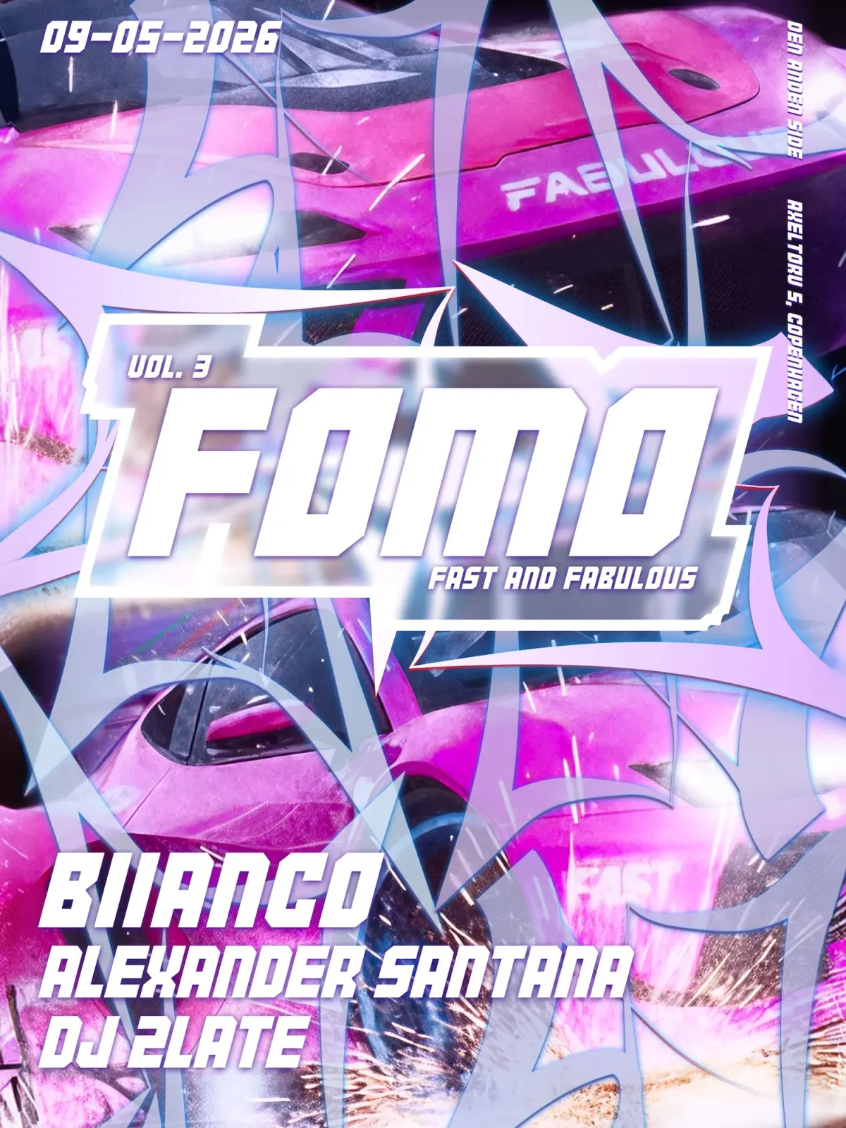 FOMO Vol. 3: Fast and Fabulous w/ BIIANCO event poster
