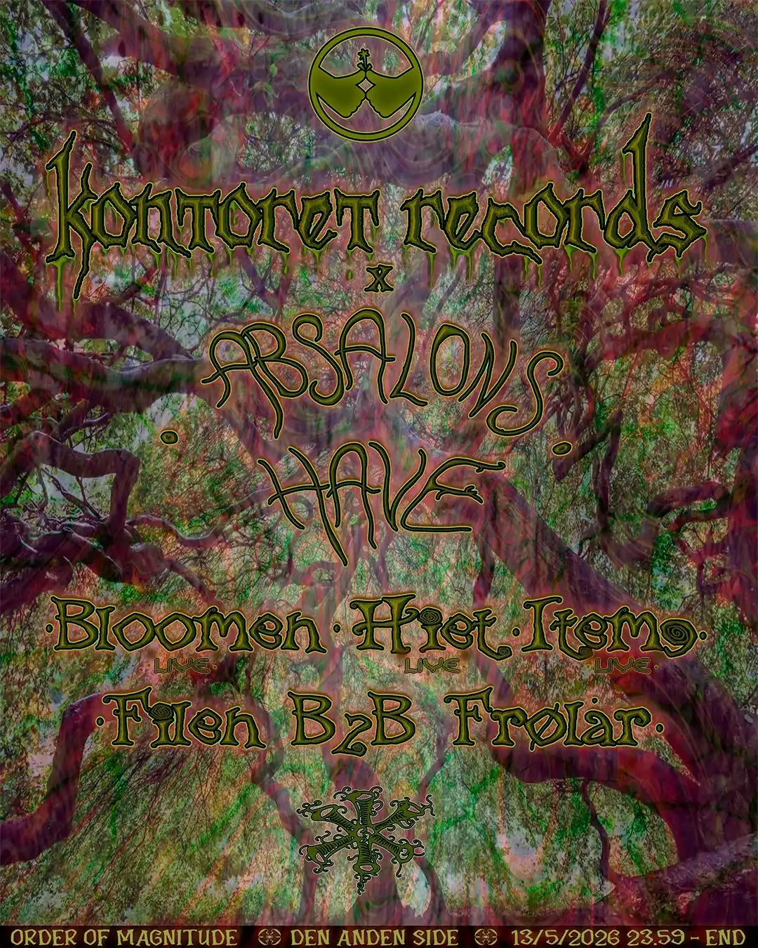 Order Of Magnitude: Kontoret x Absalons Have event poster