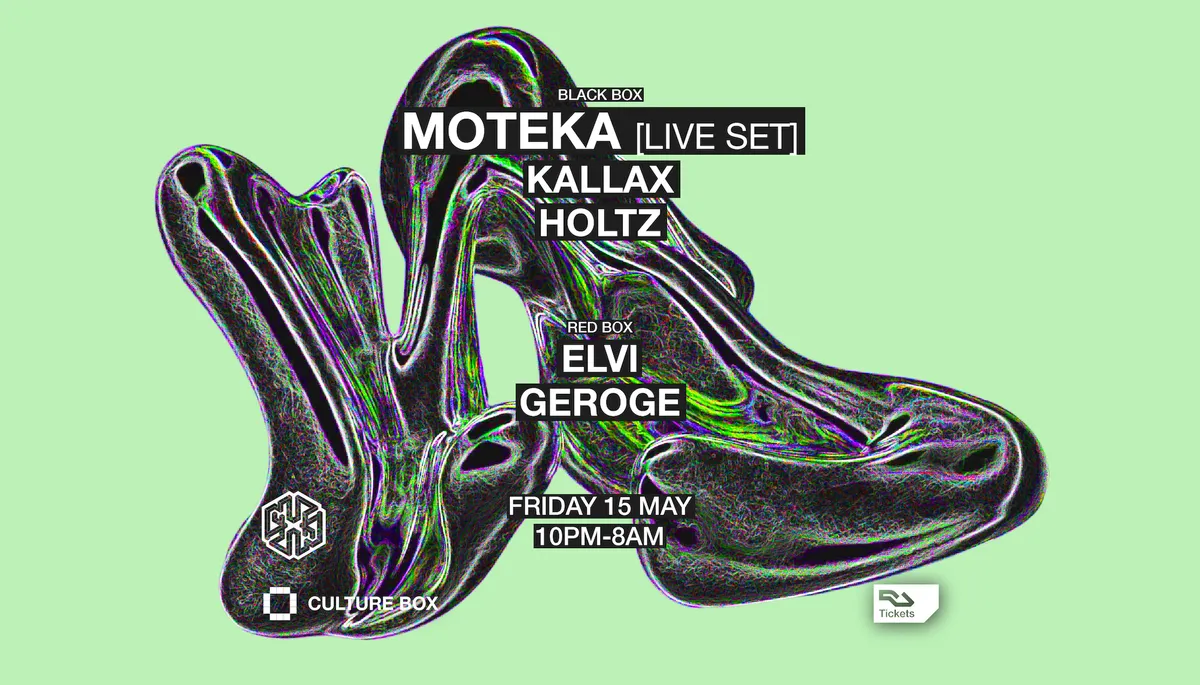 Moteka [LIVE Set] / Kallax / HOLTZ / MDK: ELVI / Geroge event poster