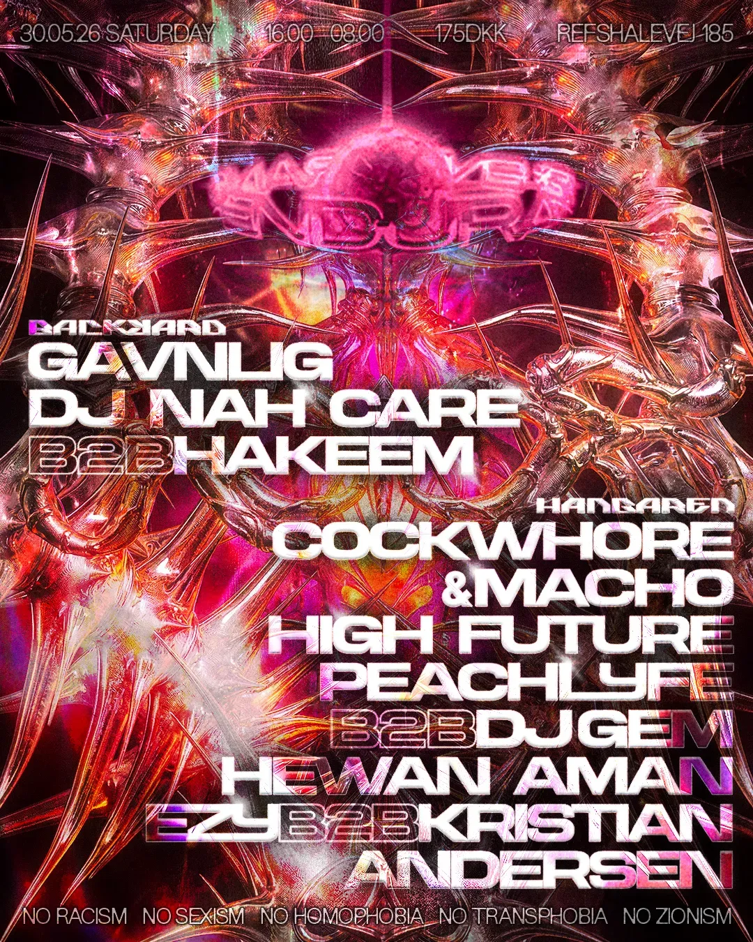Endurance 8 year Anniversary event poster