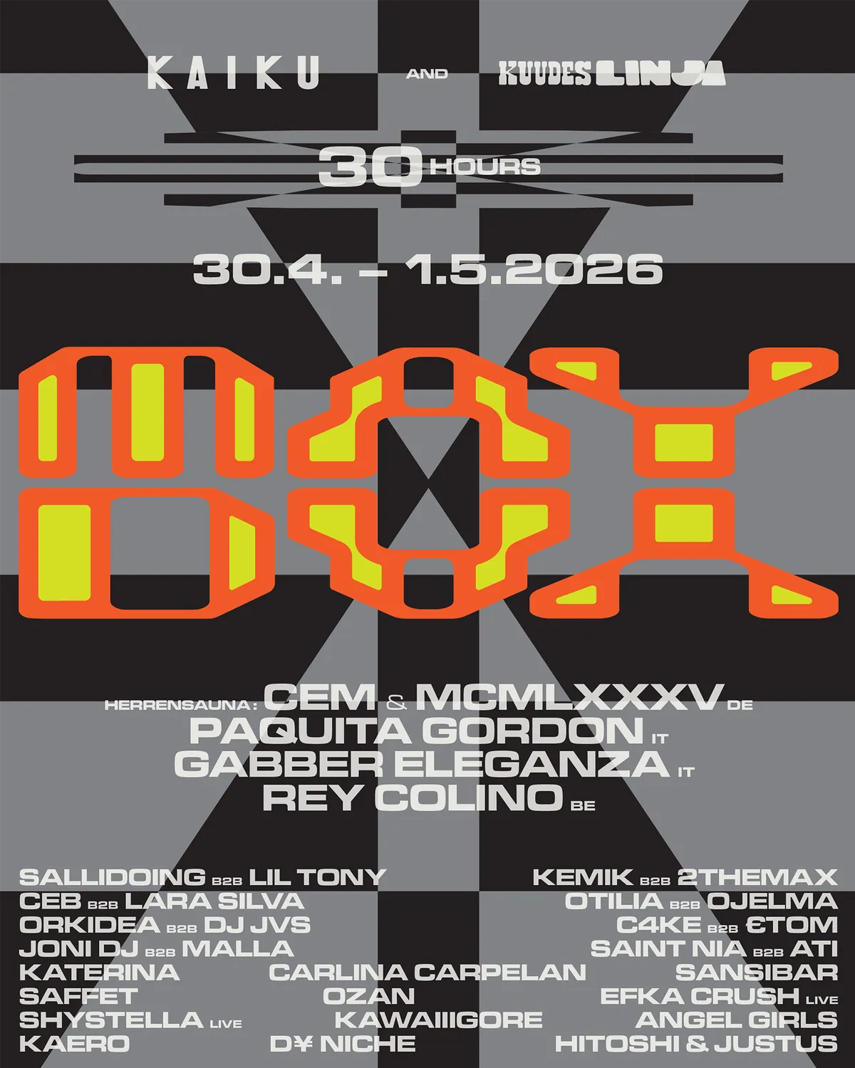 MAY DAY 30H event poster