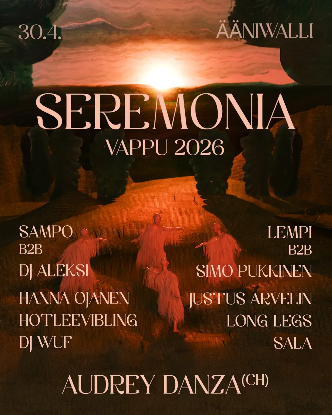 Seremonia - Vappu '26 event poster