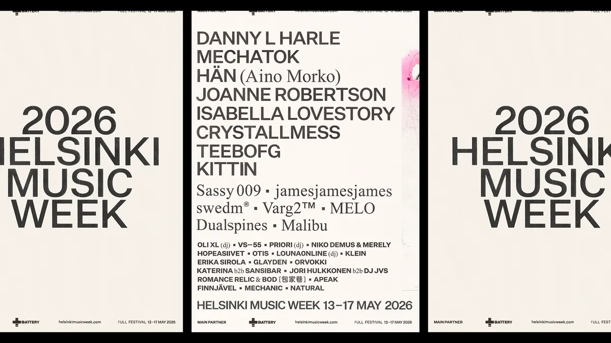 Helsinki Music Week event poster