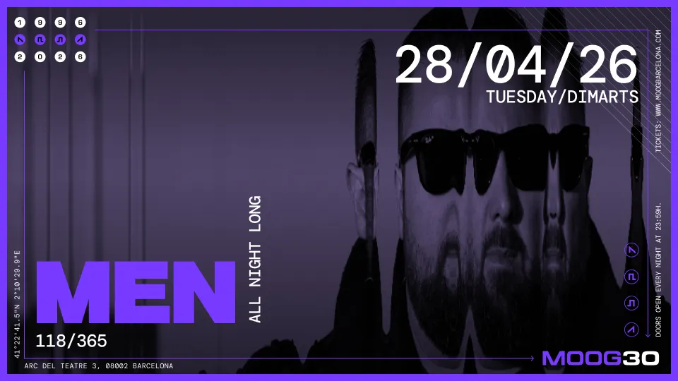 MEN (All Night Long) event poster