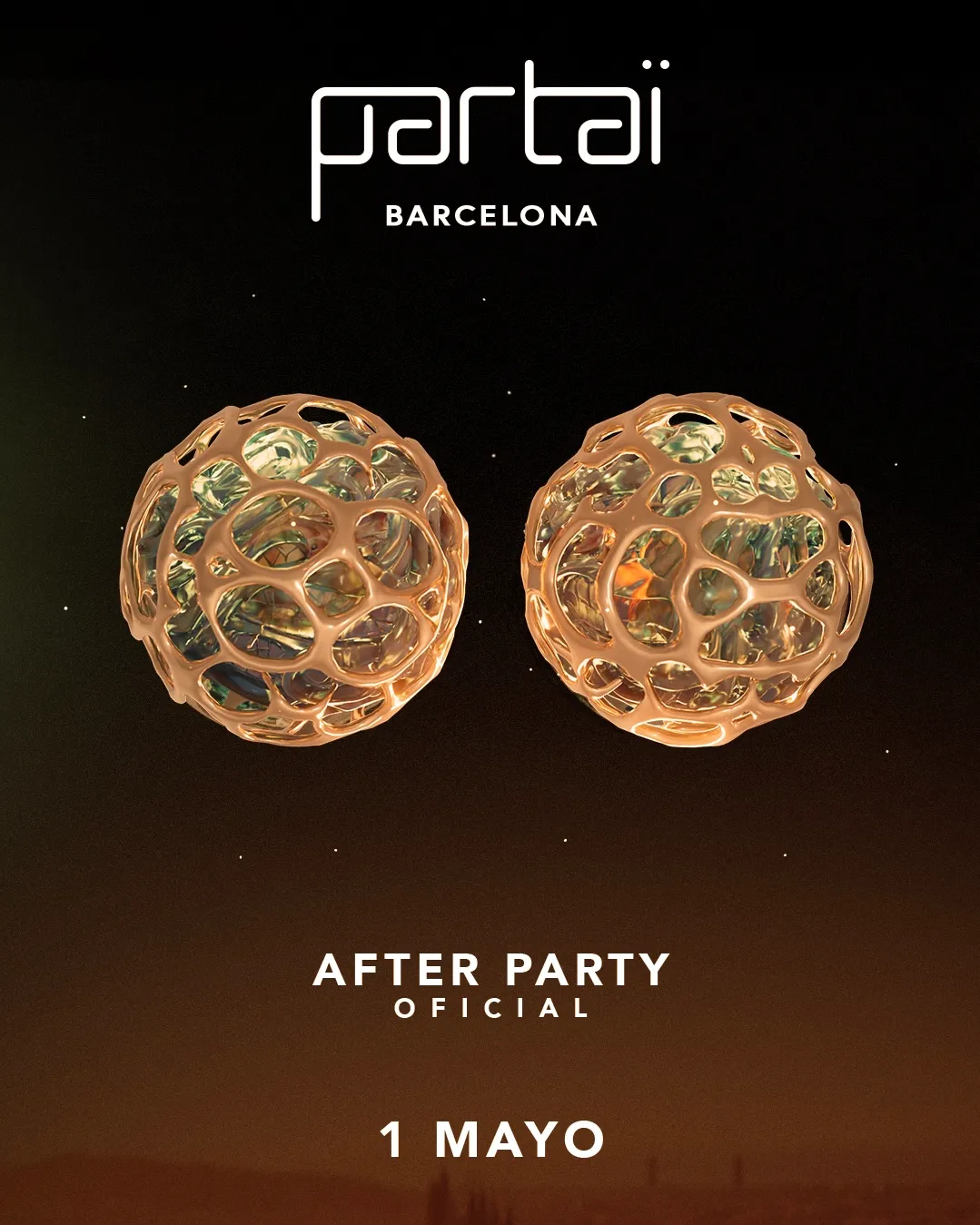 PARTAÏ • After party oficial event poster