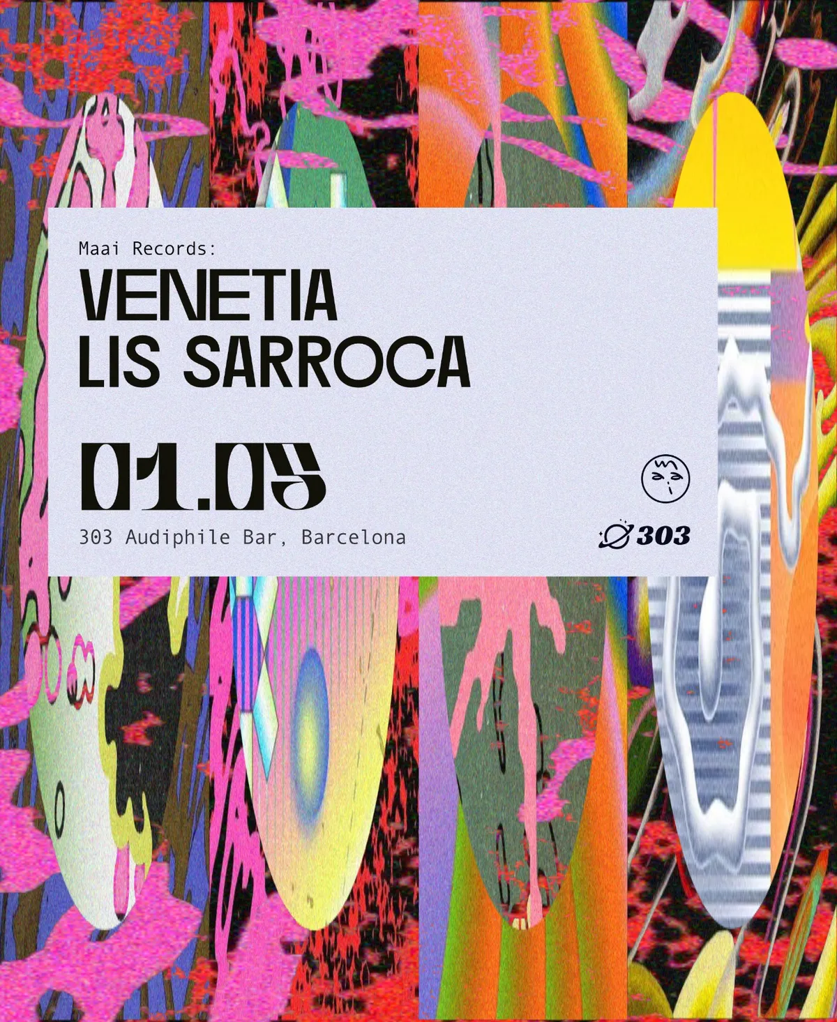 Maai Records pres. Venetia event poster