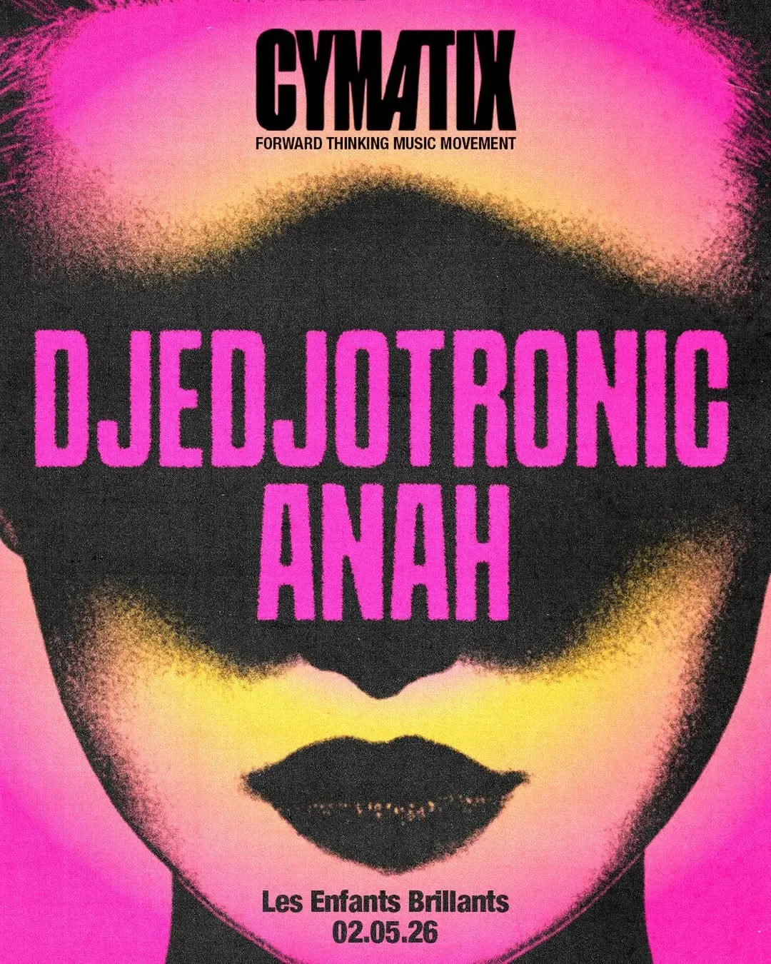 Cymatix pres. Djedjotronic event poster