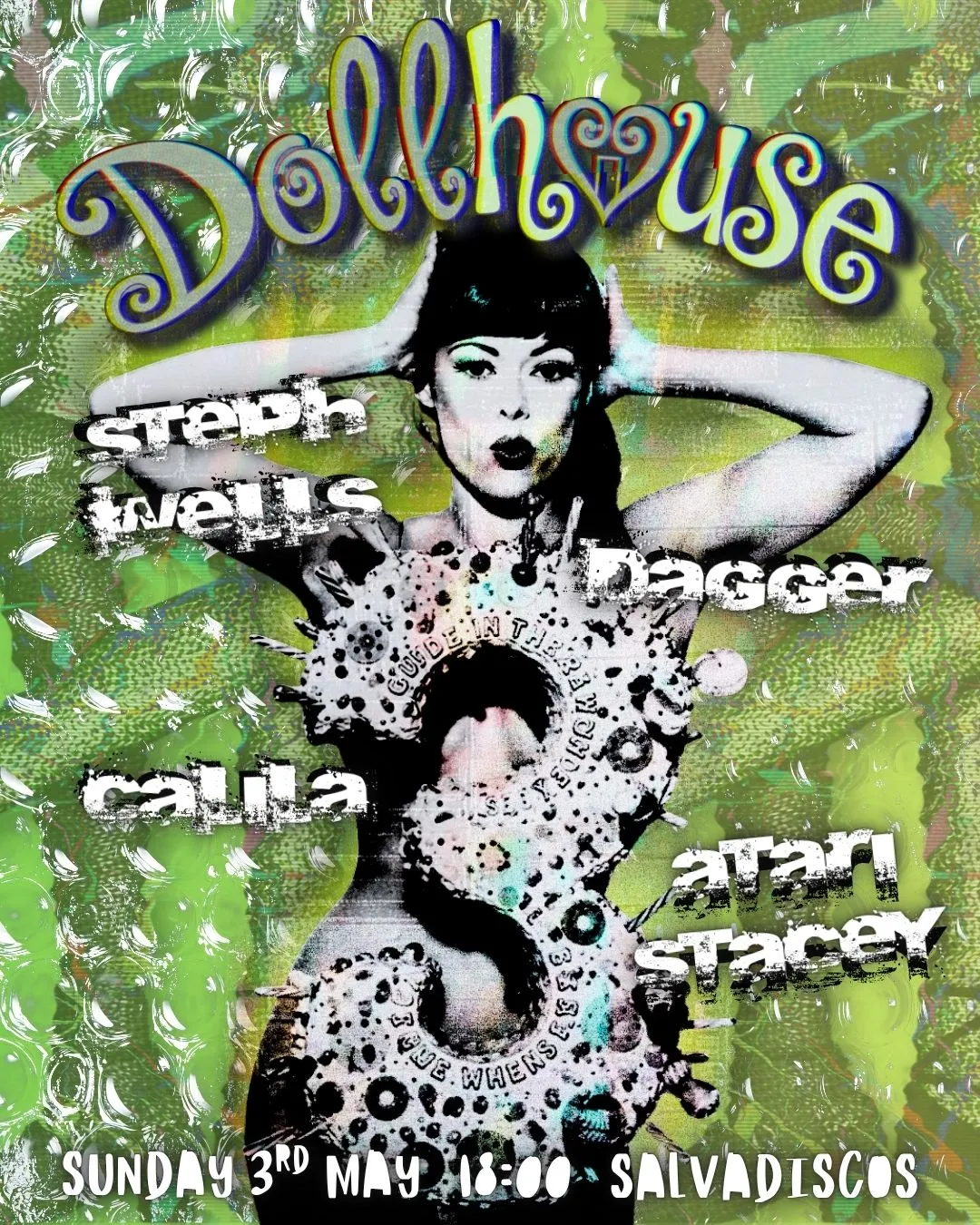 Dollhouse Collective 3rd Birthday event poster