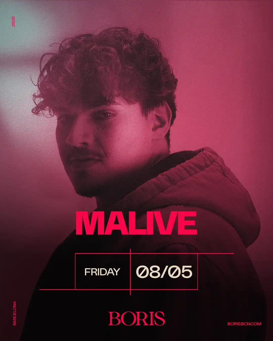 Boris pres. Malive & Marcel BS event poster