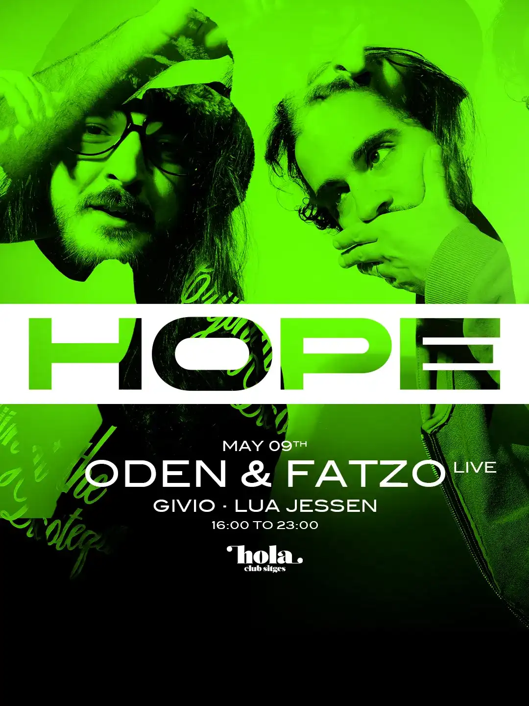 HOPE pres: Beach Party with Oden & Fatzo (Live) event poster