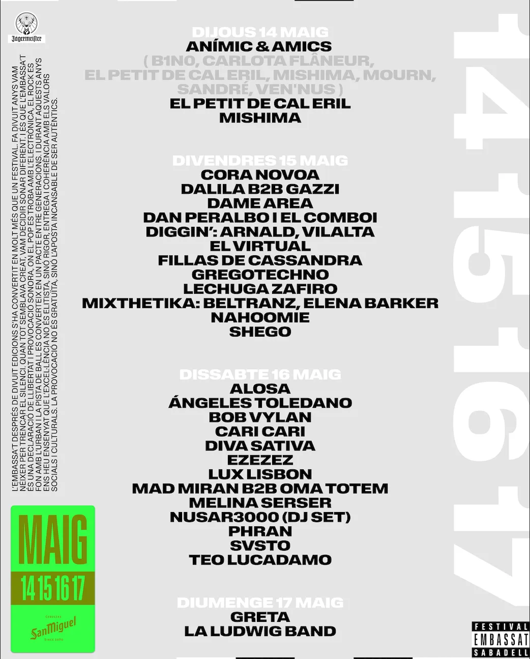 Embassa't 2026 event poster