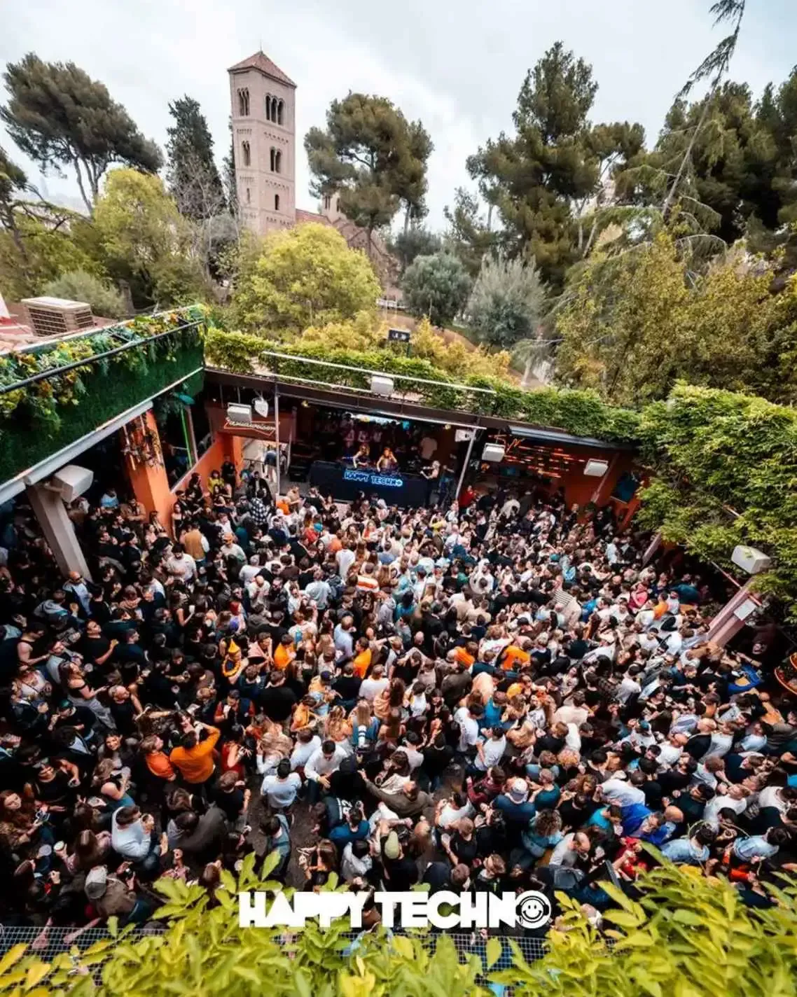 [LAST 200] Happy Techno at La Terrrazza Barcelona - Open Air / Daytime event poster