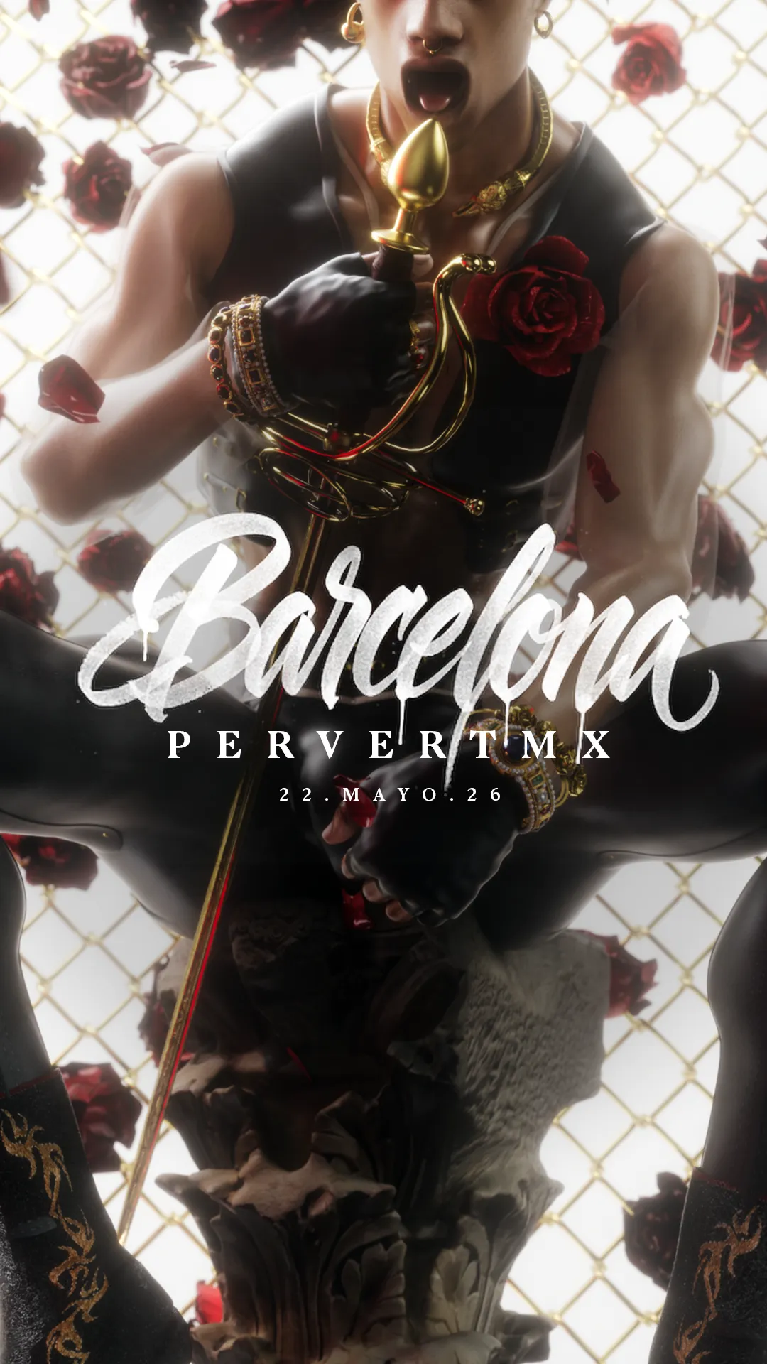 [CANCELLED] PervertMX: Barcelona event poster