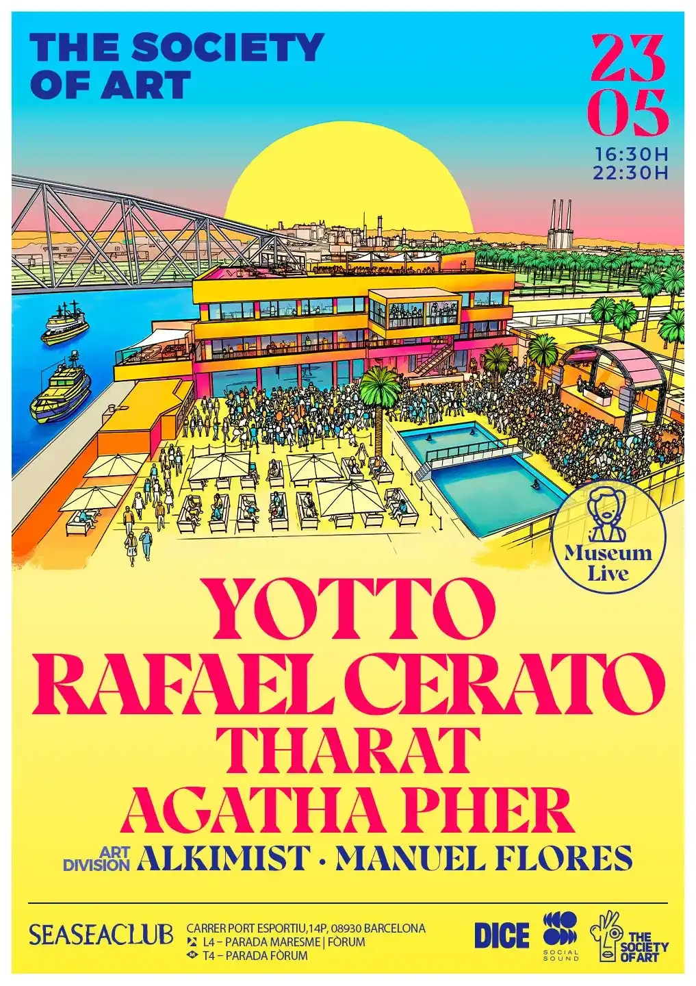 TSOA: Yotto & Rafael Cerato ( Open Air ) event poster